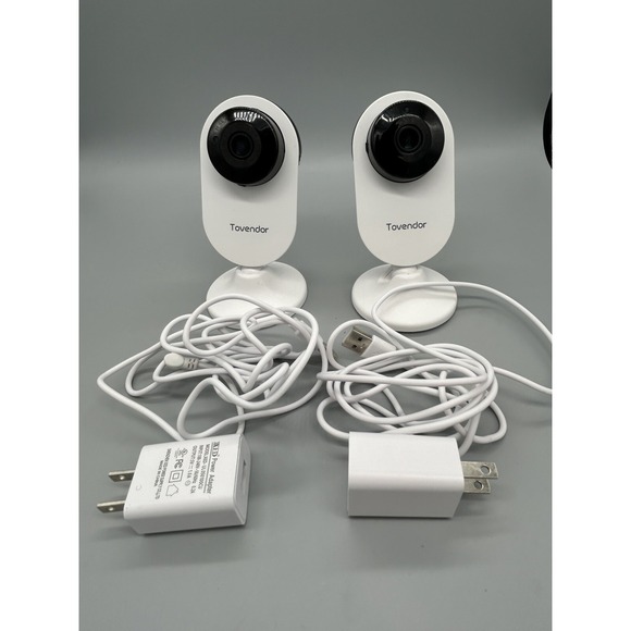 Tovendor Mini Smart Security Home Baby Cameras - 2 Pack - Picture 2 of 7